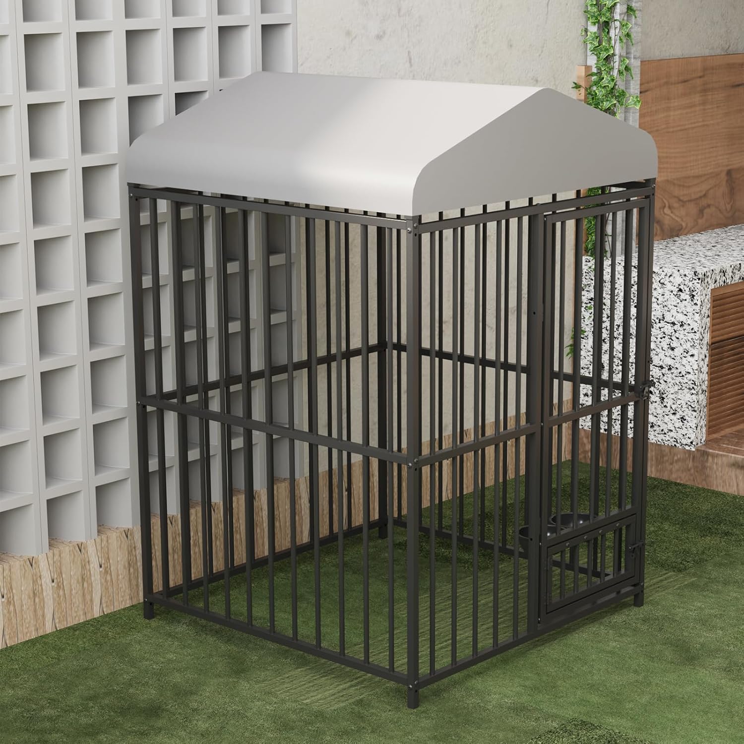 Ultimate Outdoor Haven: Review of the 4x4x6 FT Heavy Duty Dog Kennel