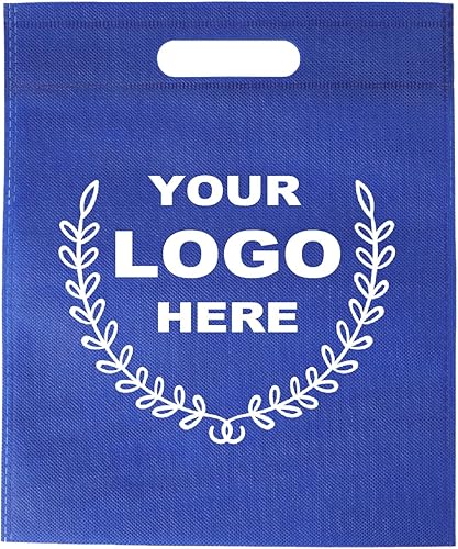 Miniatura 8 de Bolsas promocionales personalizadas con logotipo, bolsas de regalo reutilizables personalizadas, bolsas de compras no tejidas reciclables con tu