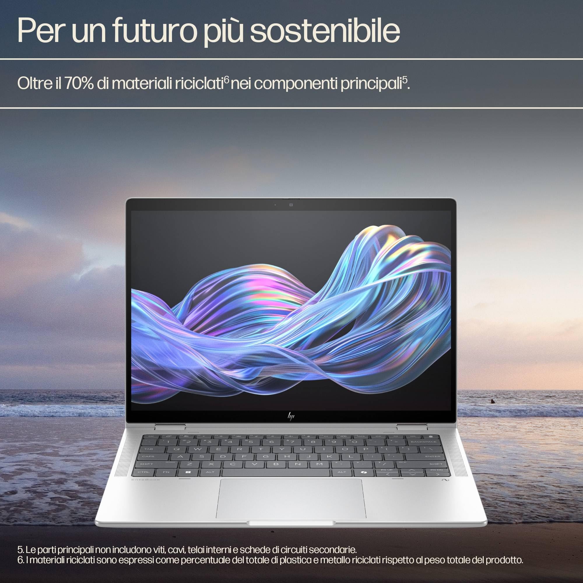 HP EliteBook X Flip G1i Convertible Intel Core Ultra 7 258V Intel Evo Edition AI PC 32GB RAM 1TB SSD 14" 2.5K 120Hz Windows 11 Pro