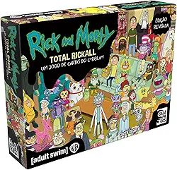 Galápagos, Rick & Morty: Total Rickall, Jogo de Tabuleiro para Amigos, 2 a 5 jogadores, 30 minutos por partida