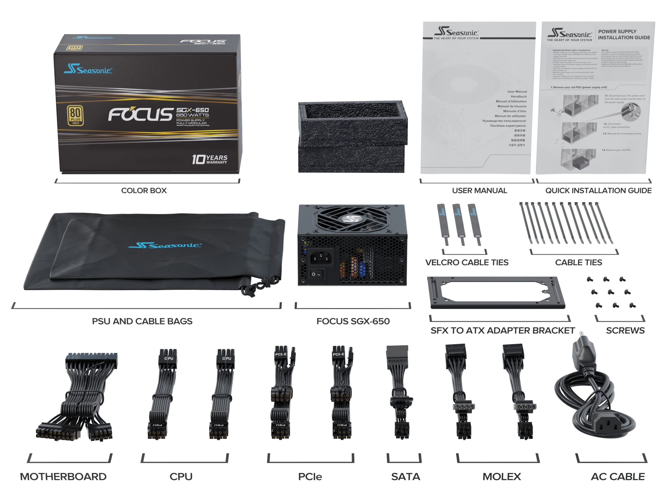 Seasonic Focus SGX 650W SFX FOCUS-SGX-650