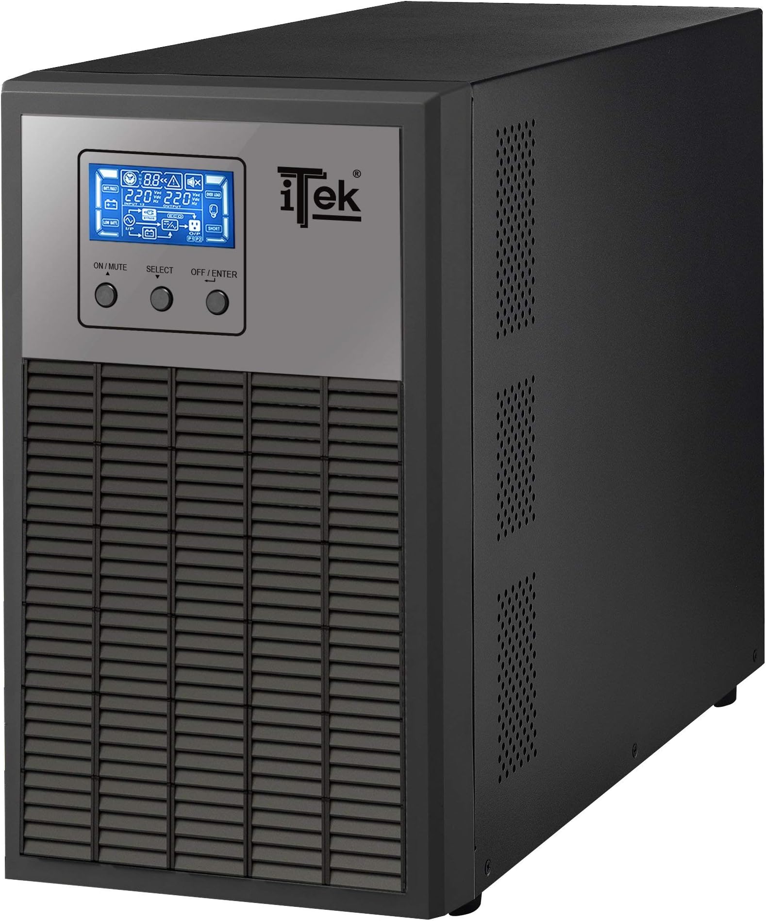 ITEK UPS WINPOWER 3000 - 3000VA/2400W. ON LINE. 6 BATT. LCD. 4XSHUCKO. AVR. RS232. USB. T BLOCK (1000023769)