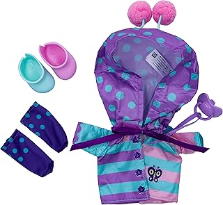 Cry Babies Rainy Time Outfit for Doll, Purple
