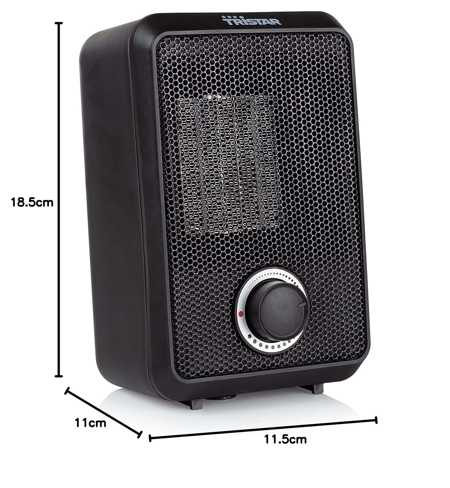 Tristar KA-5085 Calentador cerámico PTC, termostato ajustable, protección antivuelco, 56 dB, IP00, 500 W