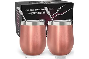 CHILLOUT LIFE Stainless Steel Wine Tumblers: The Epitome of Wine Indulgence