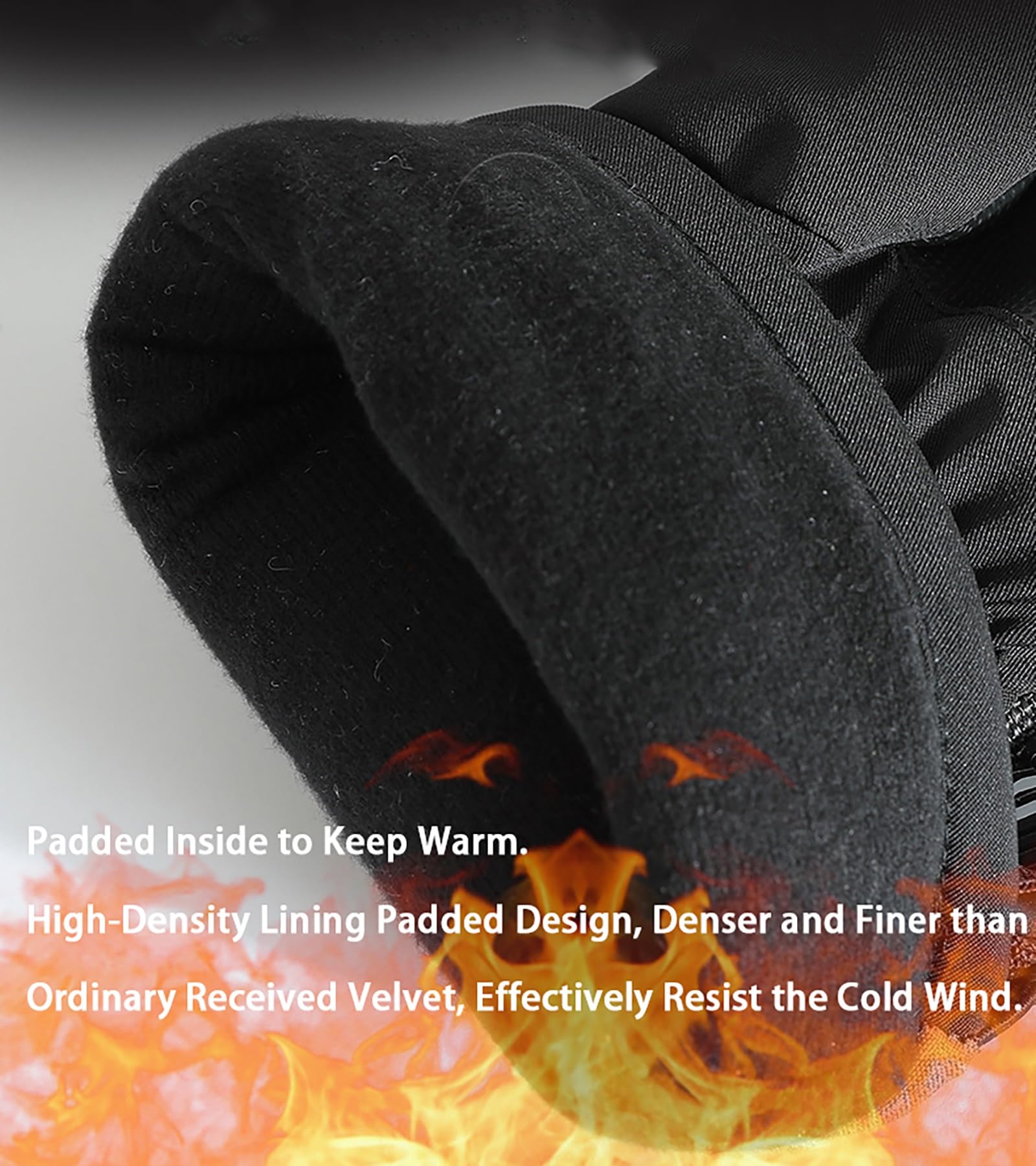 Męskie, damskie, ciepłe rękawiczki, podgrzewane rękawiczki USB, 40-65 ℃ 3-stopniowa regulacja temperatury, nadająca się do prania, elektryczne podgrzewane rękawiczki do jazdy na rowerze na świeżym pow
