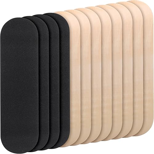 Meooeck 12 tablas de patineta en blanco de 28 x 8 pulgadas, 7 capas de arce de doble cola con papel de lija, monopatín de doble cola, cubiertas de