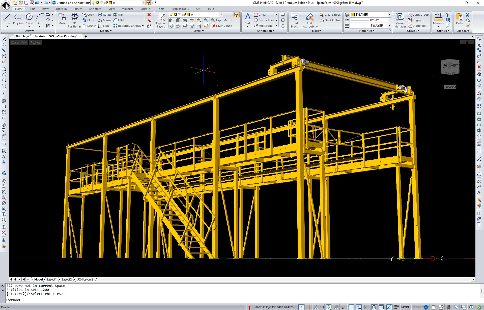 CMS IntelliCAD PE Plus | Professionelle CAD-Software für 2D und 3D-Modelle, kompatibel mit .dwg-Dateien | Perpetuelle Lizenz | DVD-Disk und Download-Link. Digitale Lizenz