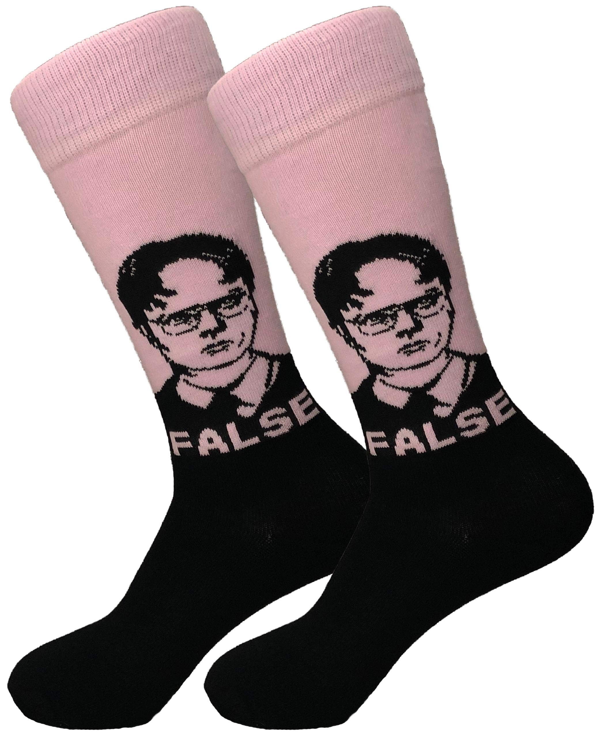 Balanced Co. That's What She Said Dress Socks Michael Scott Funny Socks Crazy Socks Casual Cotton Crew Socks