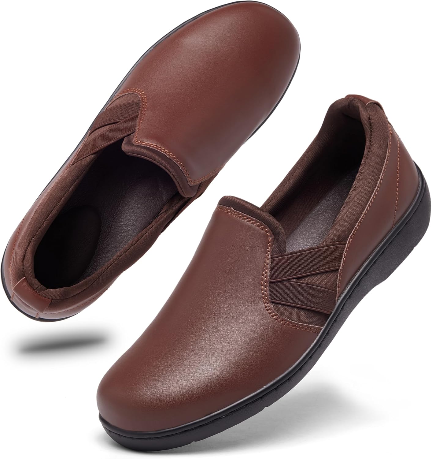 UZB Orthopedic Loafers for Women Slip on Shoes Comfortable Casual Dress Shoes with Memory Foam - Image 5