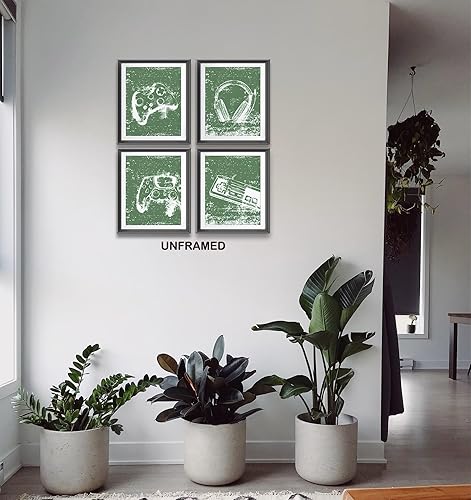 Miniatura 3 de Póster retro de videojuegos para el hogar, habitación de niños, decoración de sala de juegos, decoración de videojuegos en blanco y negro, arte de