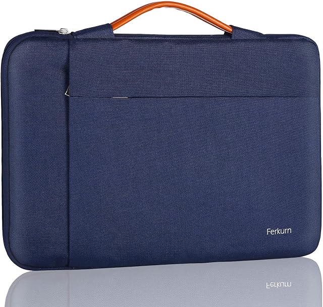 Ferkurn Laptop Case Sleeve for 12.3 Inch Microsoft Surface Pro 8/X/7+/7/6/5/4/3/2/1, 12.4 Inch Microsoft Surface Laptop Go, MacBook Air 11, MacBook 12, Slim Waterproof Tablet Cover Bag with Handle