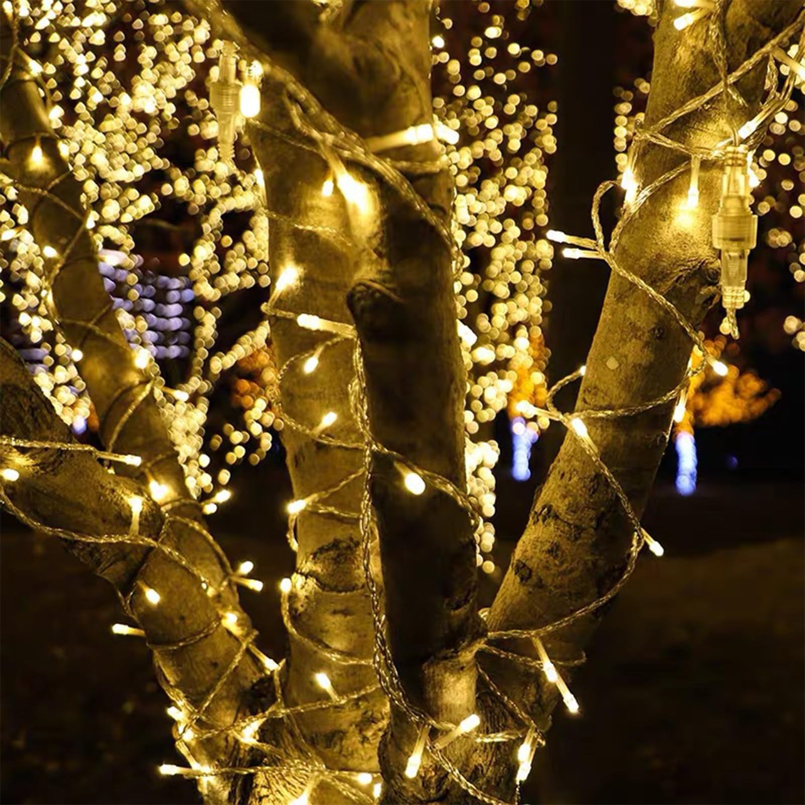 Koboko LED Lichterkette Mit USB, 10M 100 LED Kupfer Produktbild-Vorschau 7