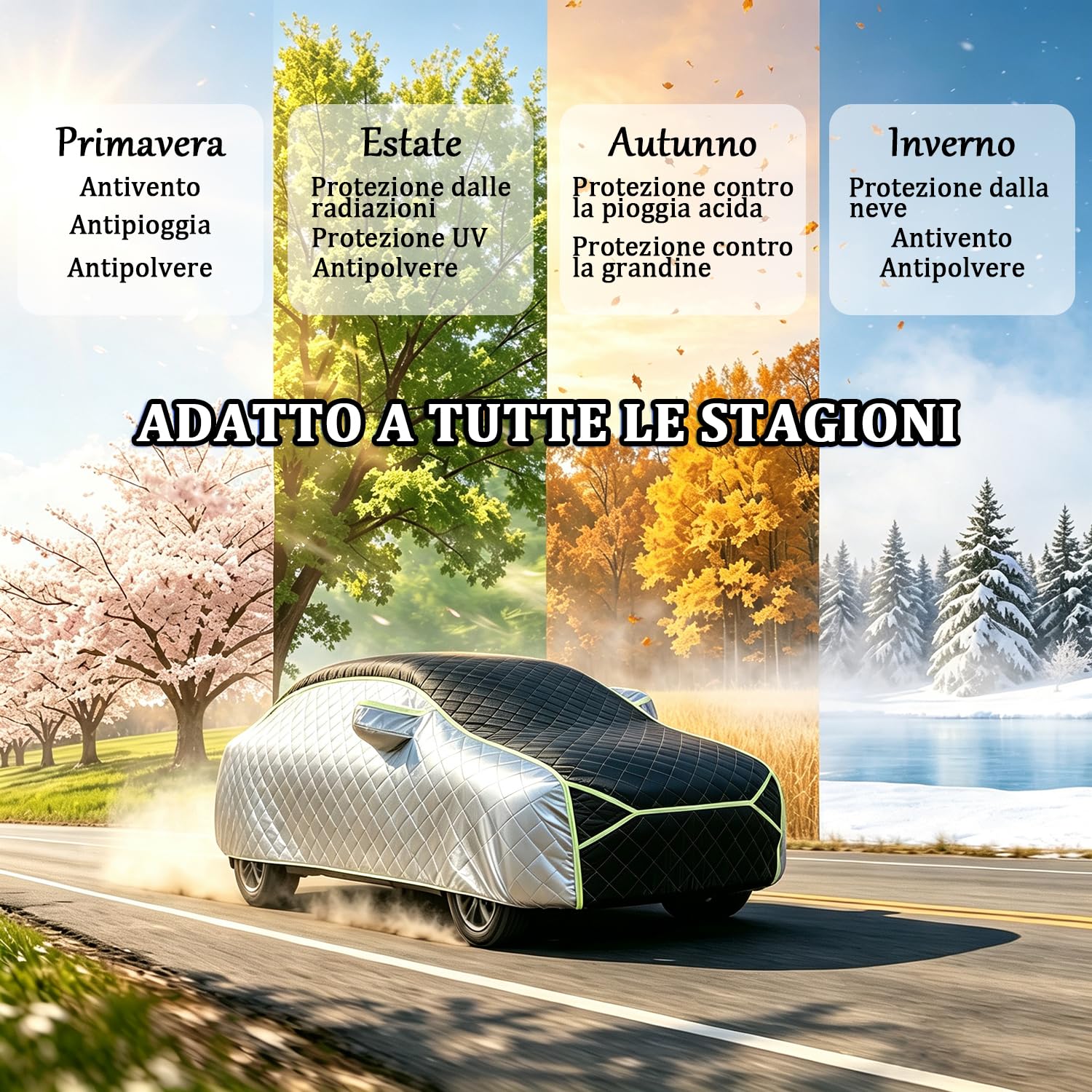Telo Copriauto Antigrandine per DS N°8 (2025-2026)