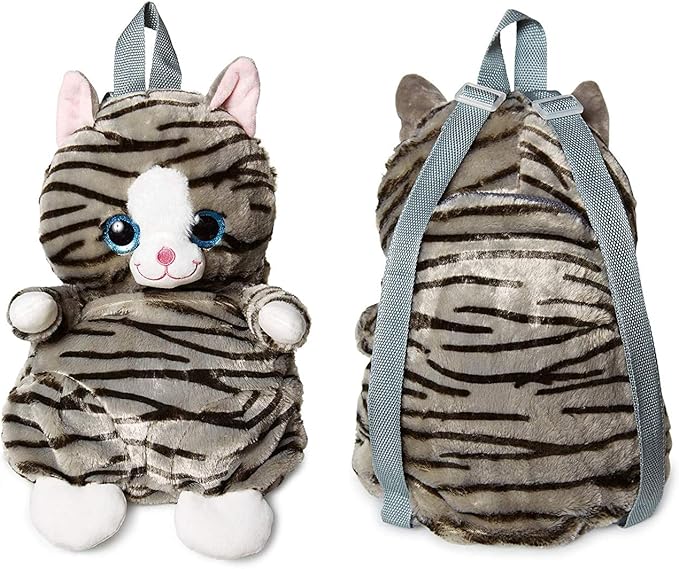 plush cat backpack