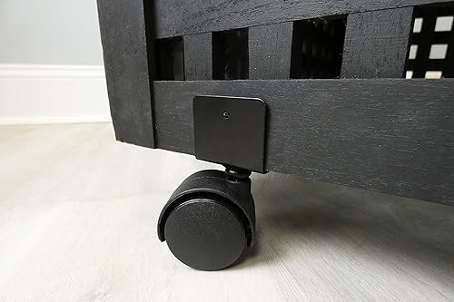 Miniatura 8 de Shepherd Hardware 9401 rueda para silla de oficina de 1-58 pulgadas, individual, con base cuadrada de 1-12 pulgadas Capacidad de carga de 40 libras,