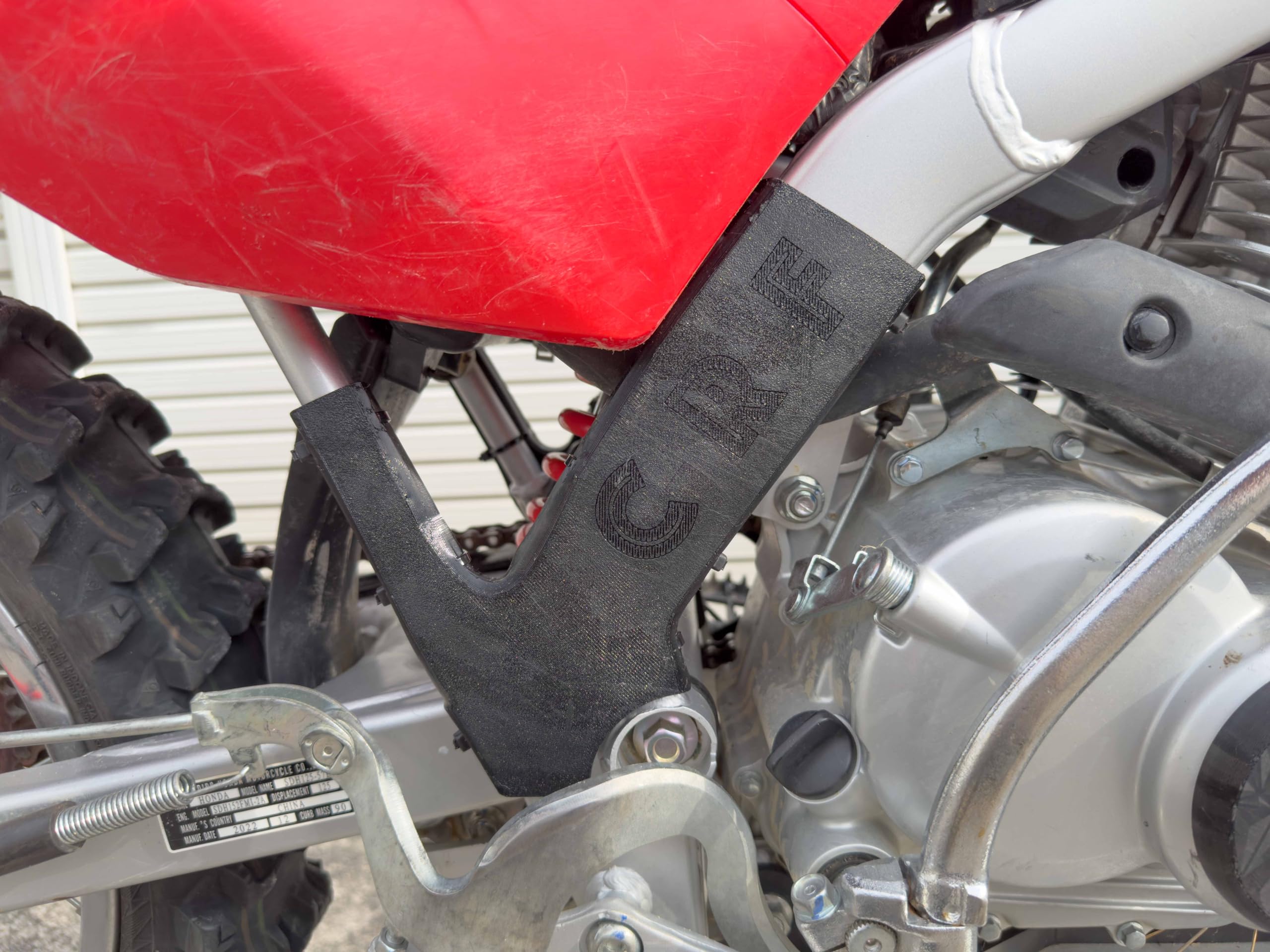 Amazon | CRF125F フレームガード ブーツスレガード TPU製 | フレーム