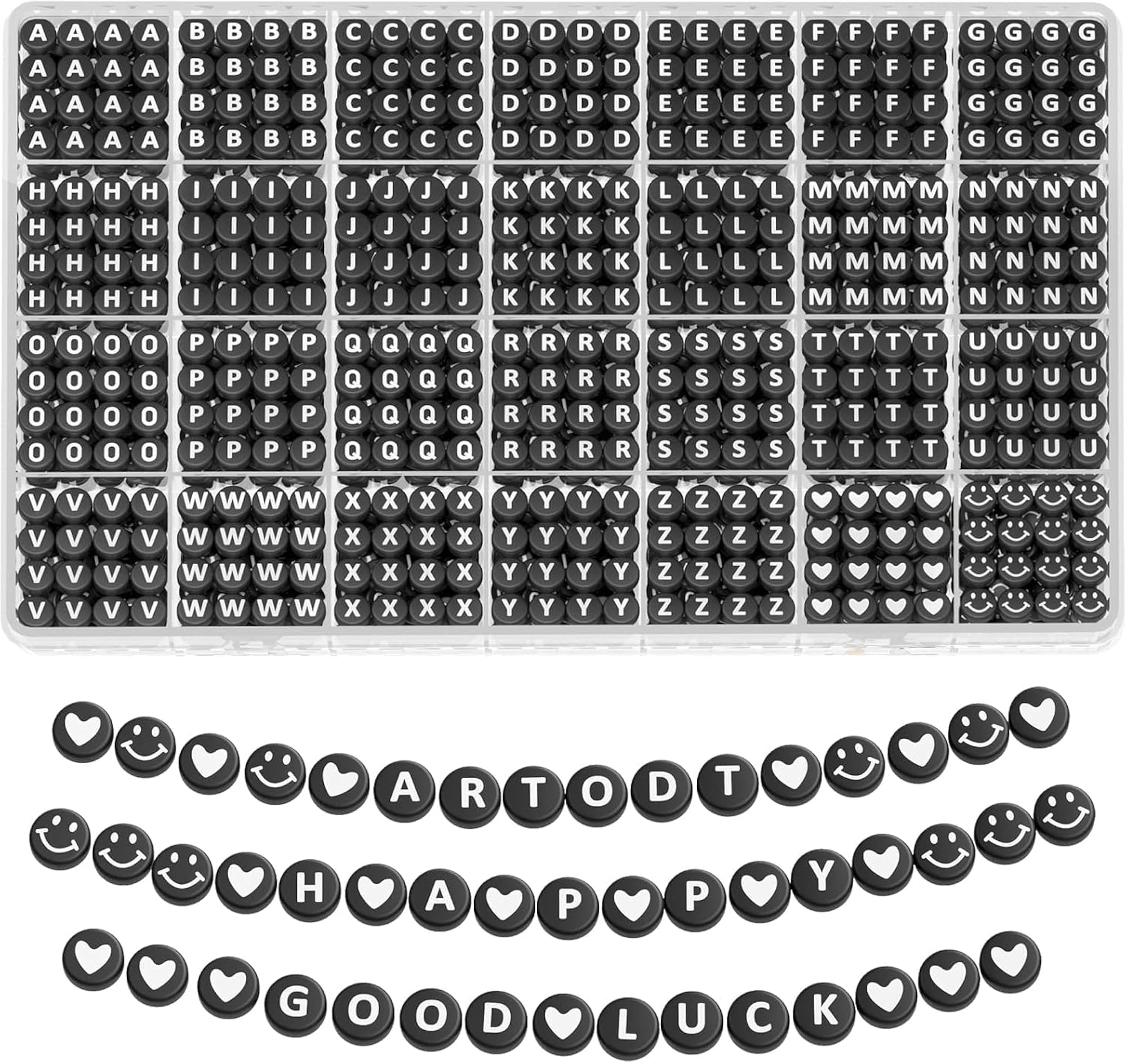 Pink Clay Beads Bracelet Making Kit