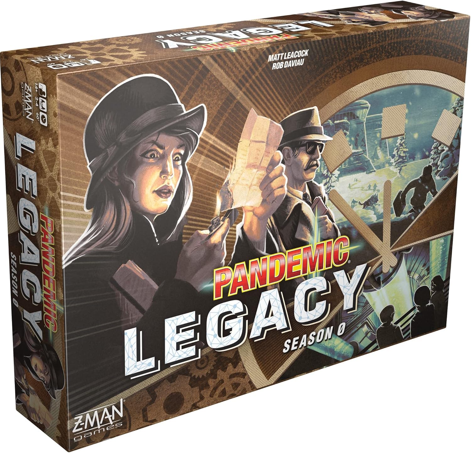 Pandemic Legacy Season 0 Board Game - Uncover Cold War Secrets and Save Humanity! Cooperative Strategy Game for Family Game Night, Ages 14+, 2-4 Players, 60 Minute Playtime, Made by Z-Man Games