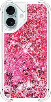 Compatibility Case for Redmi Note 13 Pro Plus 5G, Back Cover for Redmi Note 13 Pro Plus 5G, Glittery, Flowing Glitter, Dynamic TPU Case, Shockproof, Impact Absorption, Thin, Mobile Phone Cover