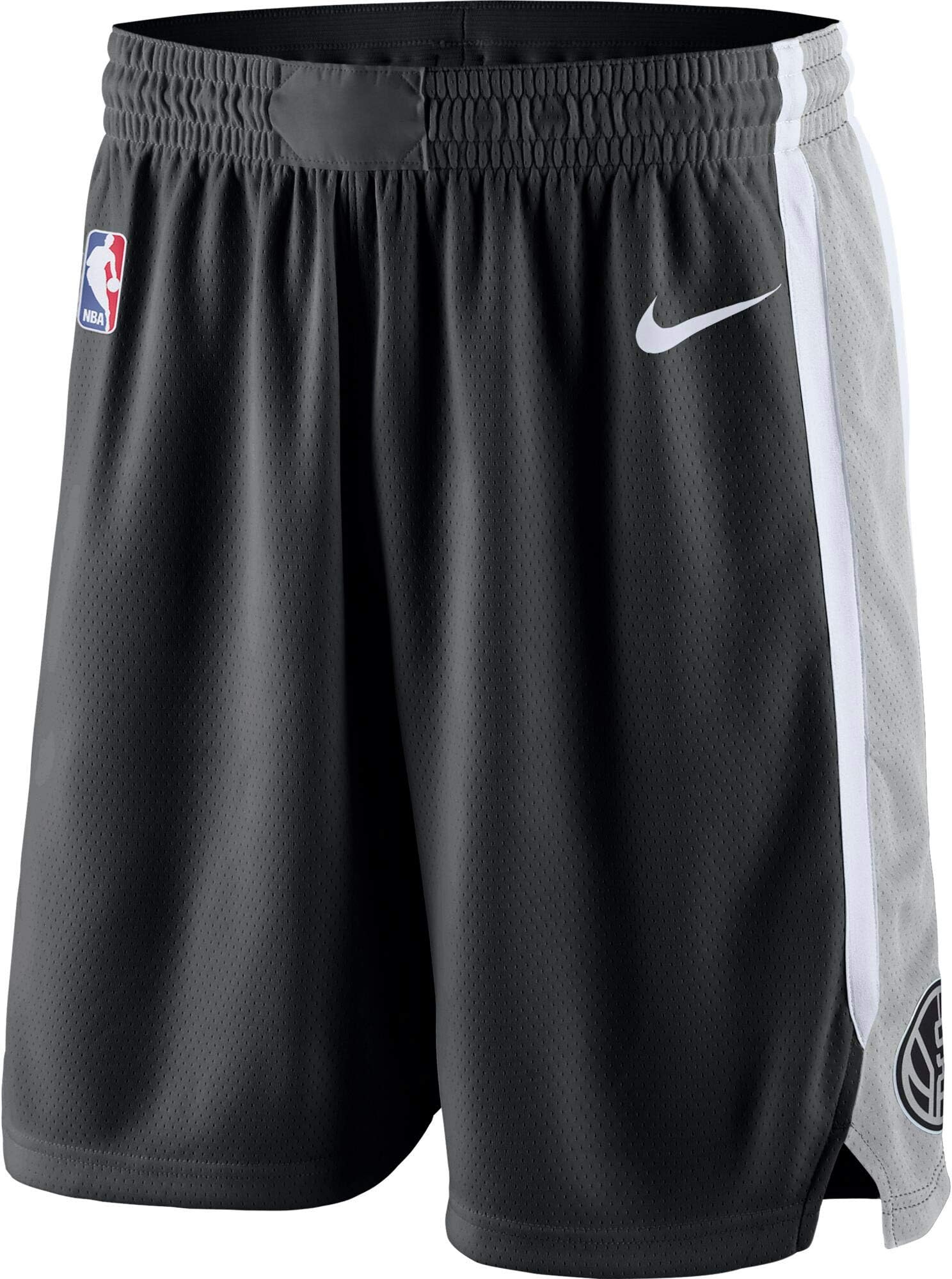 OuterstuffSan Antonio Spurs Youth 8-20 Official Swingman Dri-Tek Performance Shorts (Youth - Large, San Antonio Spurs Black Icon Edition Shorts)