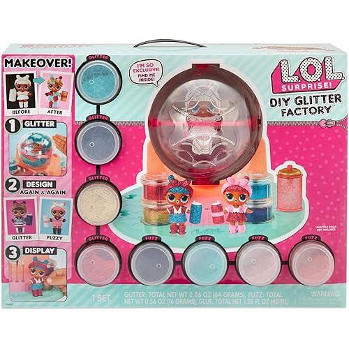 L.O.L. Surprise! DIY Glitter Factory Playset with Exclusive Doll
