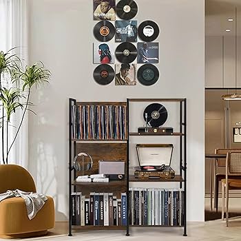 ぽ*ん様 Vinyl Player Record Rack ぽ*ん様 Vinyl Player Record Rack