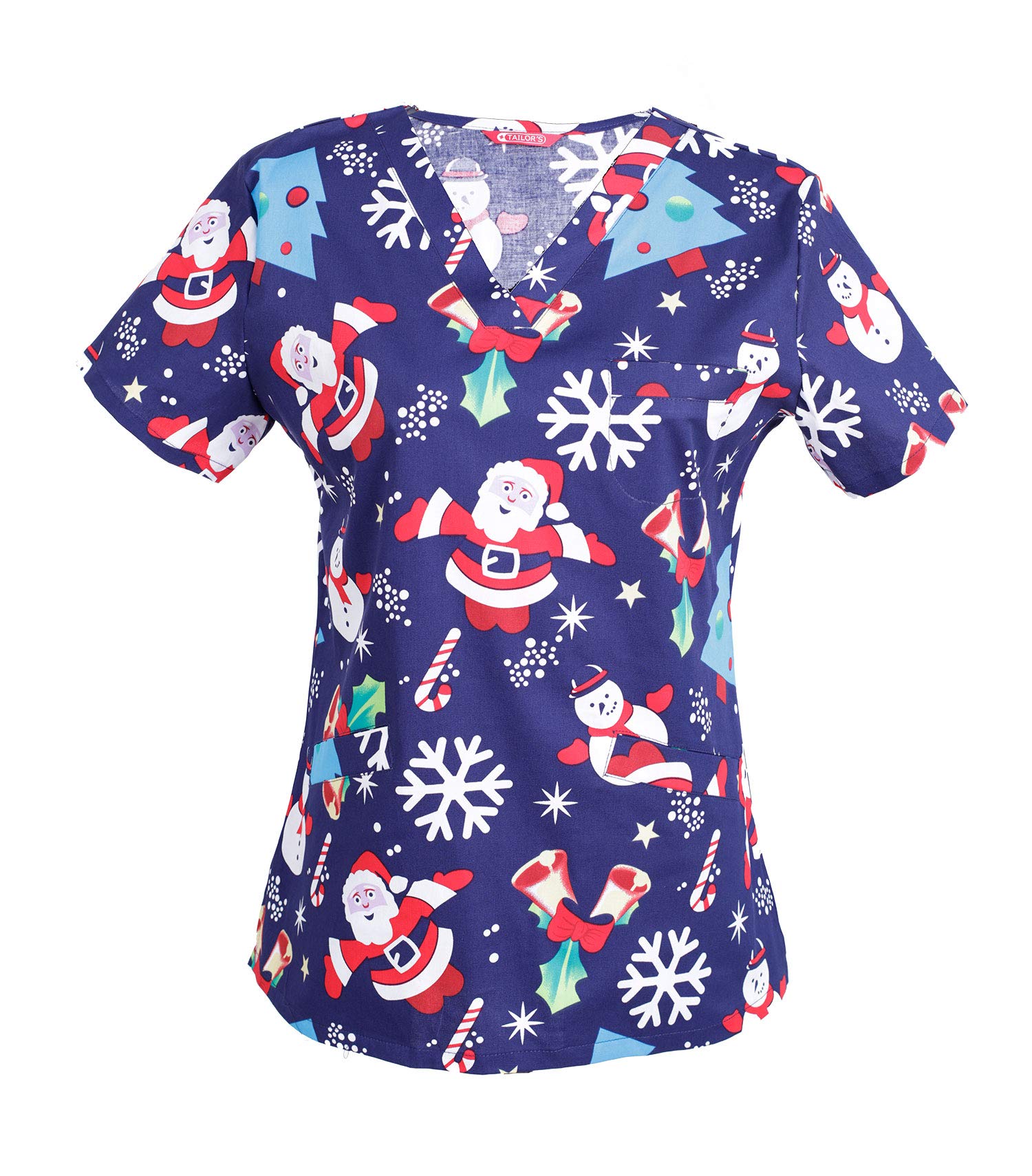 Women's Print Scrub Top