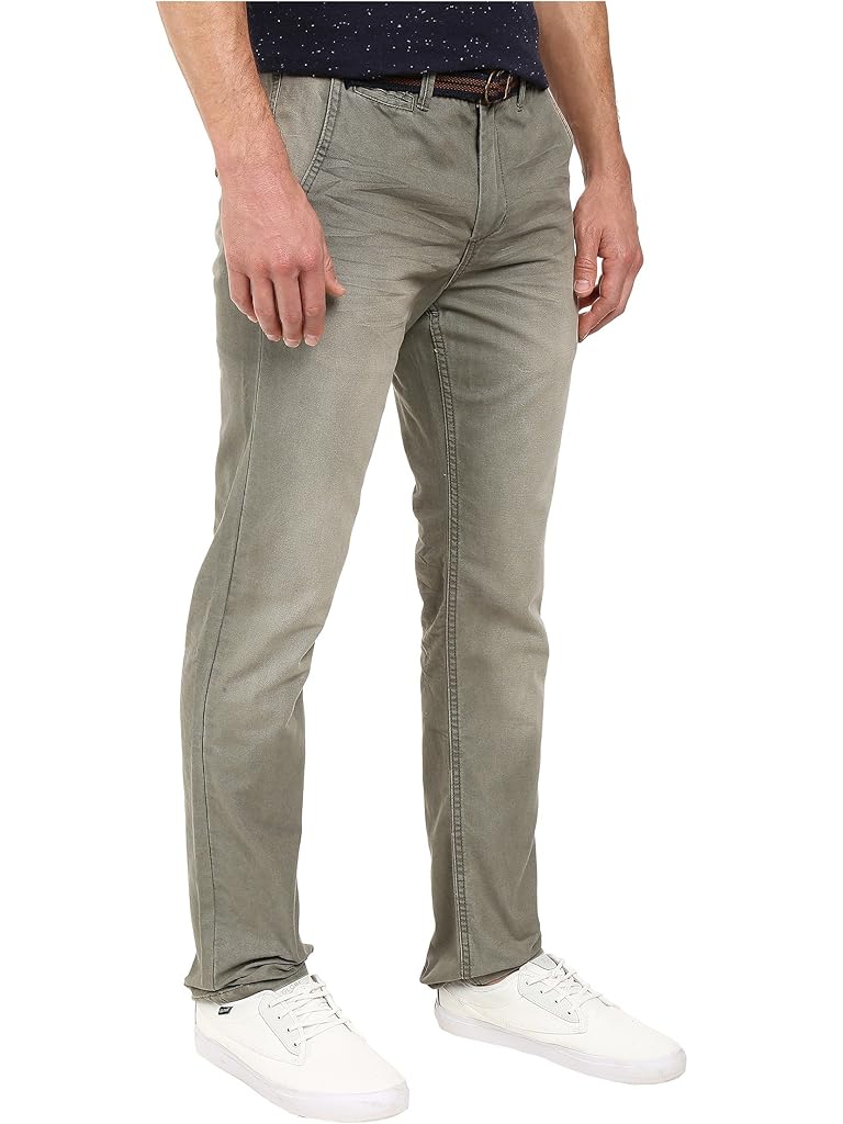 U.S. POLO ASSN. Belted Slim Fit Canvas Pants