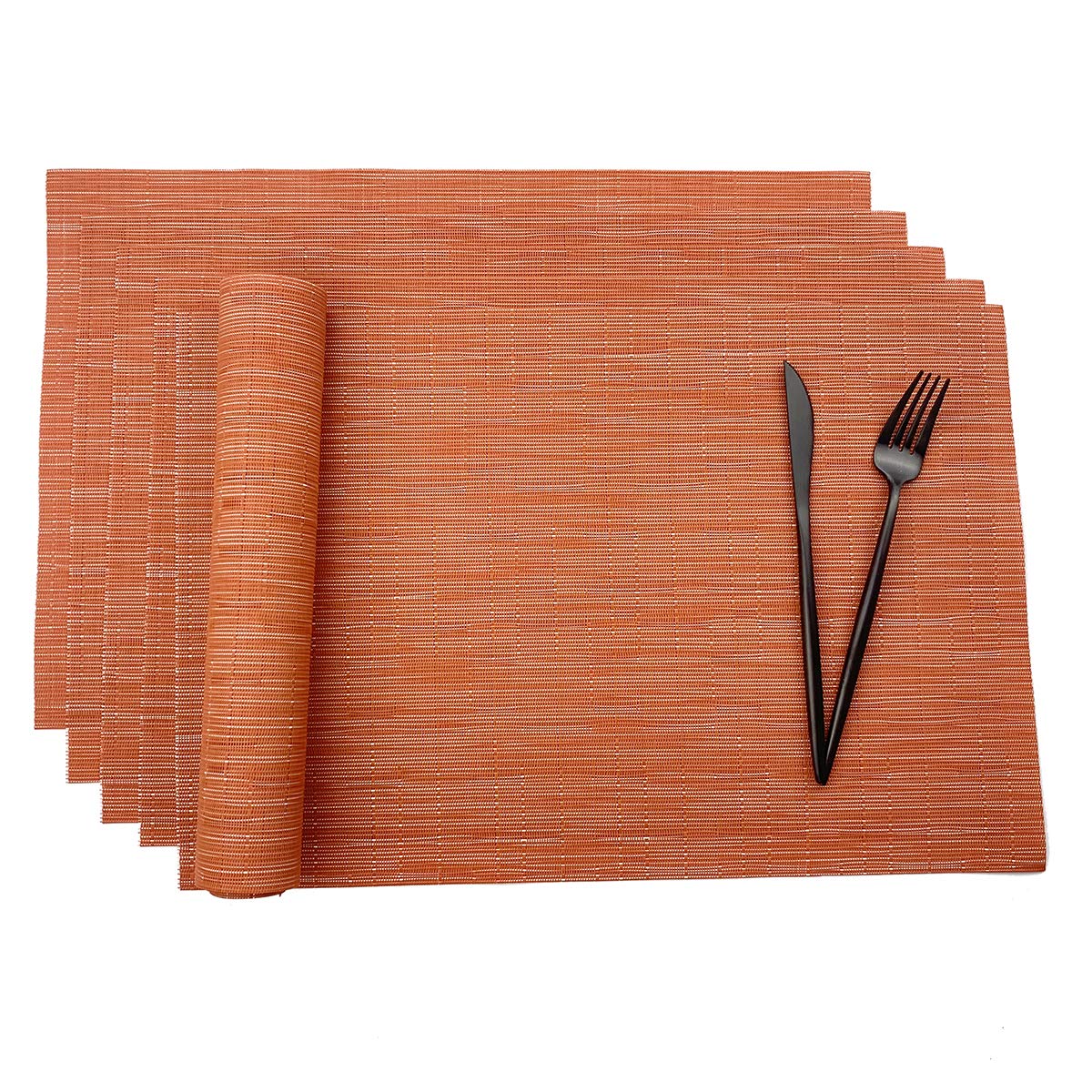 Amazon｜JASHII ランチョンマット 6枚セット 断熱 汚れにくい