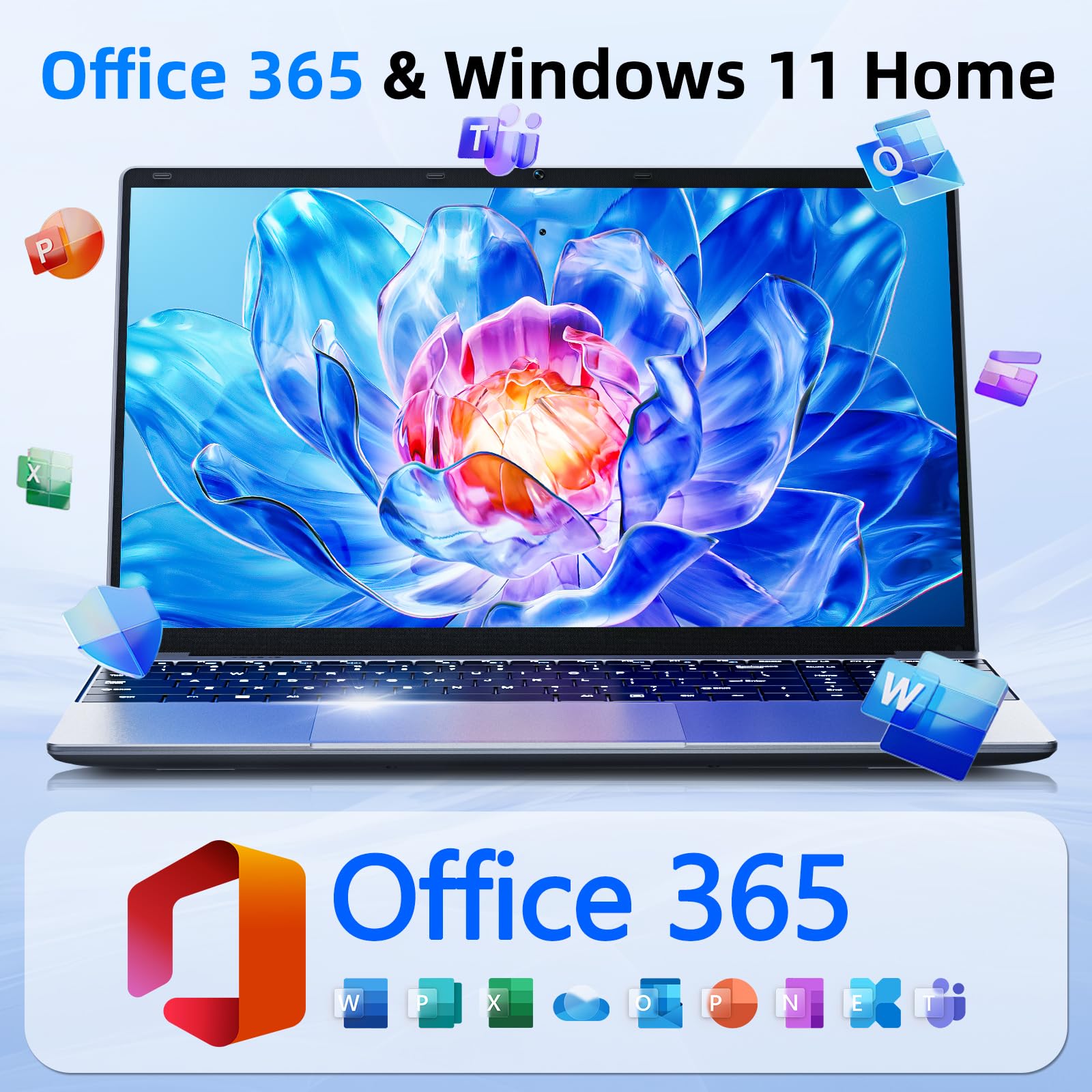 Amazon.co.jp: ZAQTG 15.6インチノートパソコン AI&Office 365、6GB