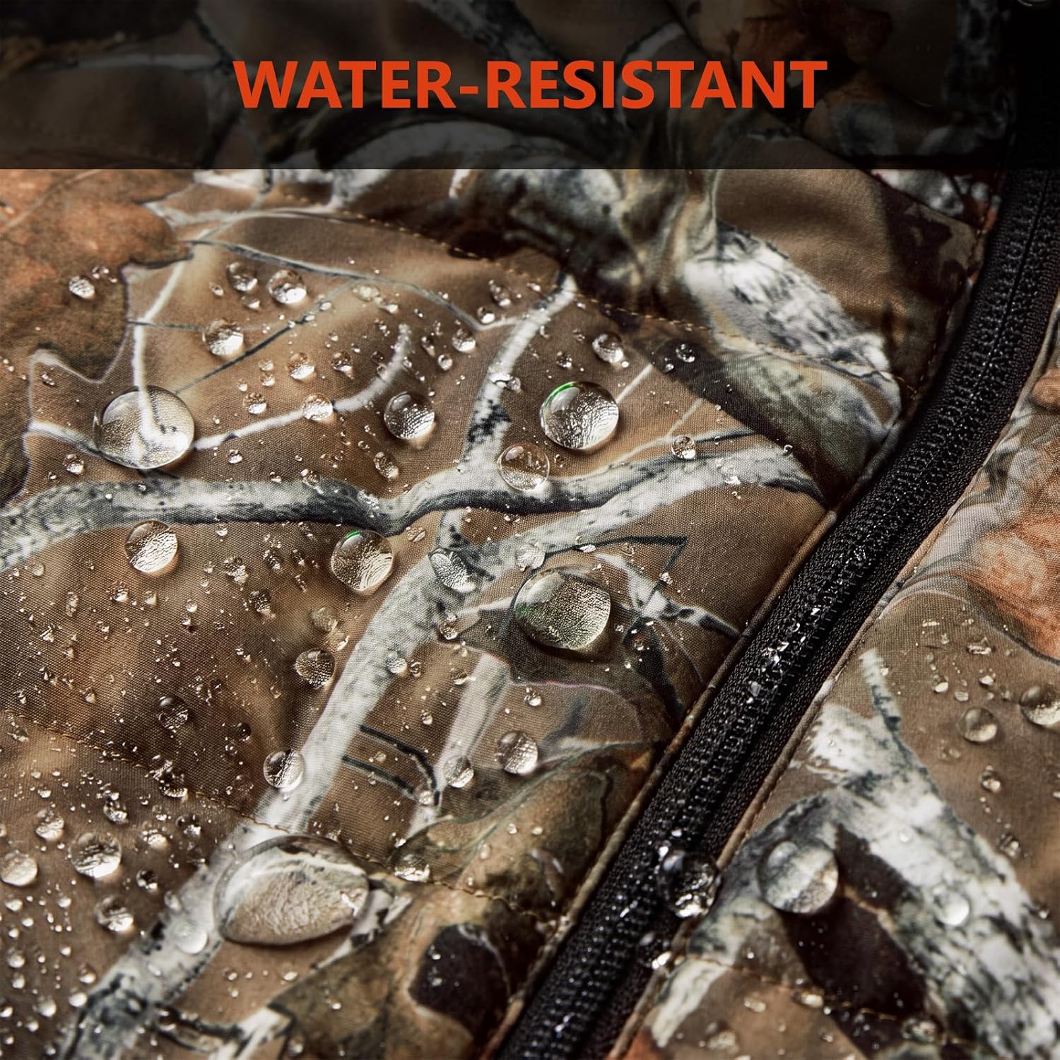 BASSDASH Men's Hunting Heated Vest (Battery Pack Not Included)