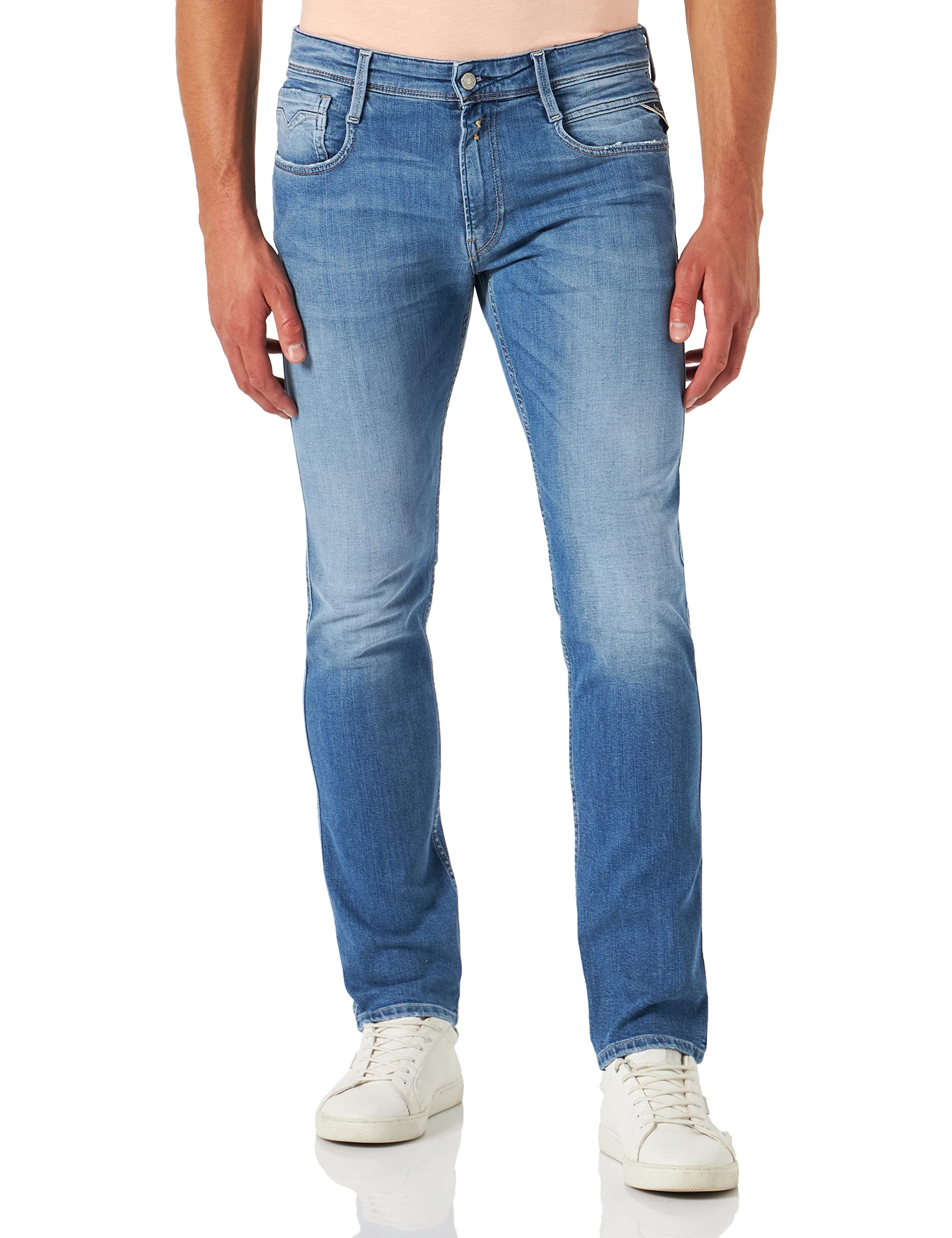 REPLAY Men's Anbass Organic Jeans, 009, 3430