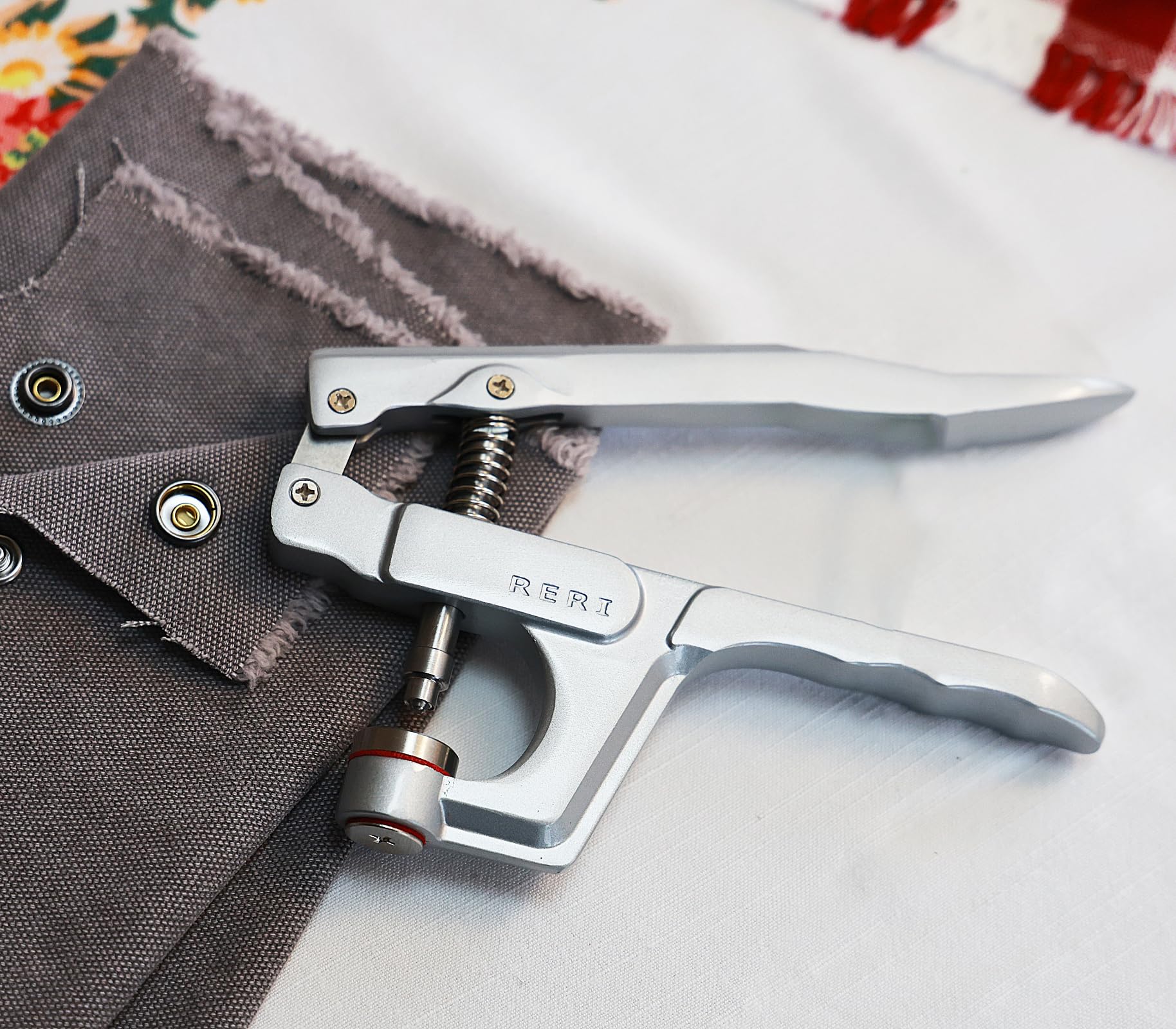 Bottoni a pressione con pinze, diametro 15 mm, in metallo argentato e utensile in rame, accessori da cucito, bottoni per cucito, bottoni automatici in ottone per fai da te, tessuti, abbigliamento
