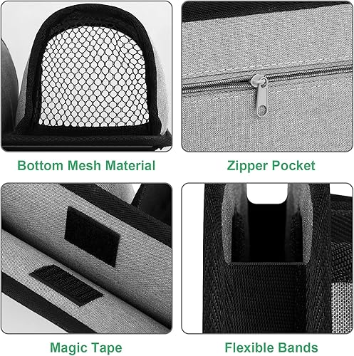 Miniatura 4 de Accmor Portavasos de viaje para equipaje, soporte universal para maleta, manos libres, soporte para bebidas, taza de equipaje, regalos para