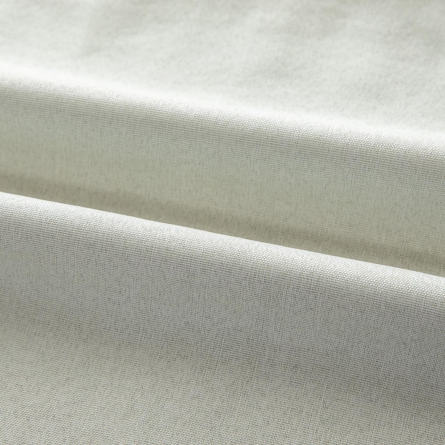 Yaertun Pack of 2 Decorative Linen Soild Throw Pillow Covers Farmhouse Neutral Cushion Covers Pillowcase for Chair Couch Sofa Bedroom Living Room Home Decor 26 x 26 Inch Cream White