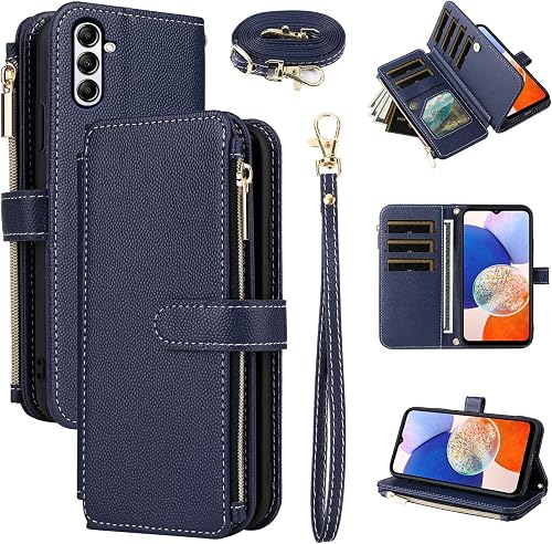 Furiet Wallet Case for Samsung Galaxy A55 5G with Wrist Strap, Shoulder Strap 10