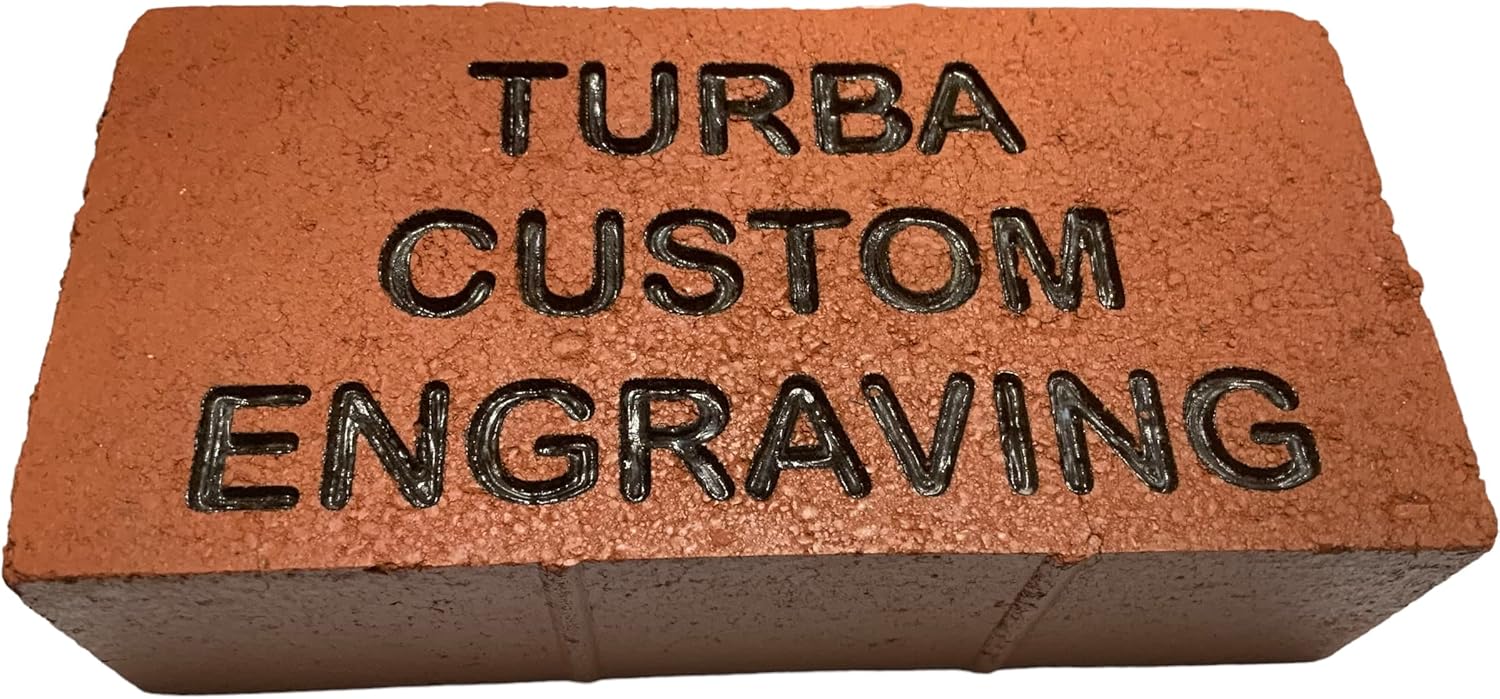 Customizable Laser Engraved Brick Personalized Images and Text. Pet Memorial Laser Engraved Brick (4x8)