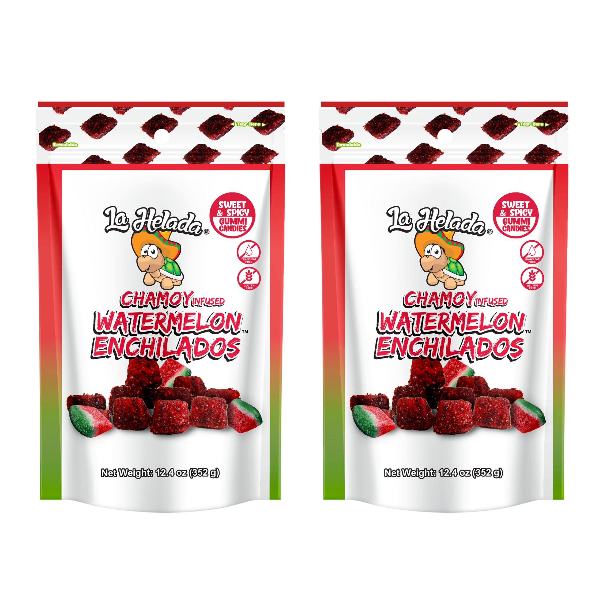 Amazon.com : La Helada Gummy Watermelon Bag - Dulces Enchilados