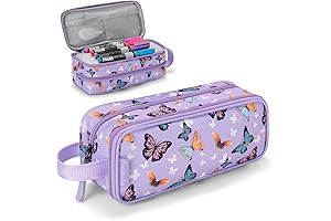 Soft and Snug Choco Mocha Butterfly Pencil Case