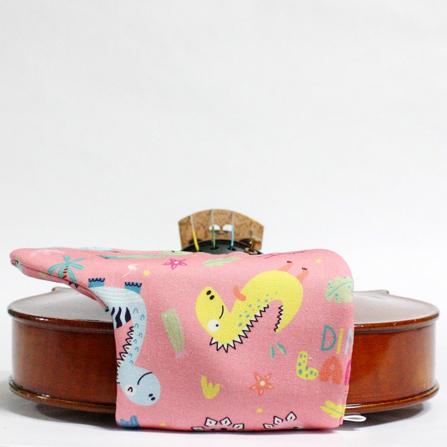 Premium Chinrest Cover for Violin Lesson 4/4 3/4 Full Size Large Chin Rest Pad Pure Cotton Perfect for Beginners and Hobby Introduction Gifts Accessories