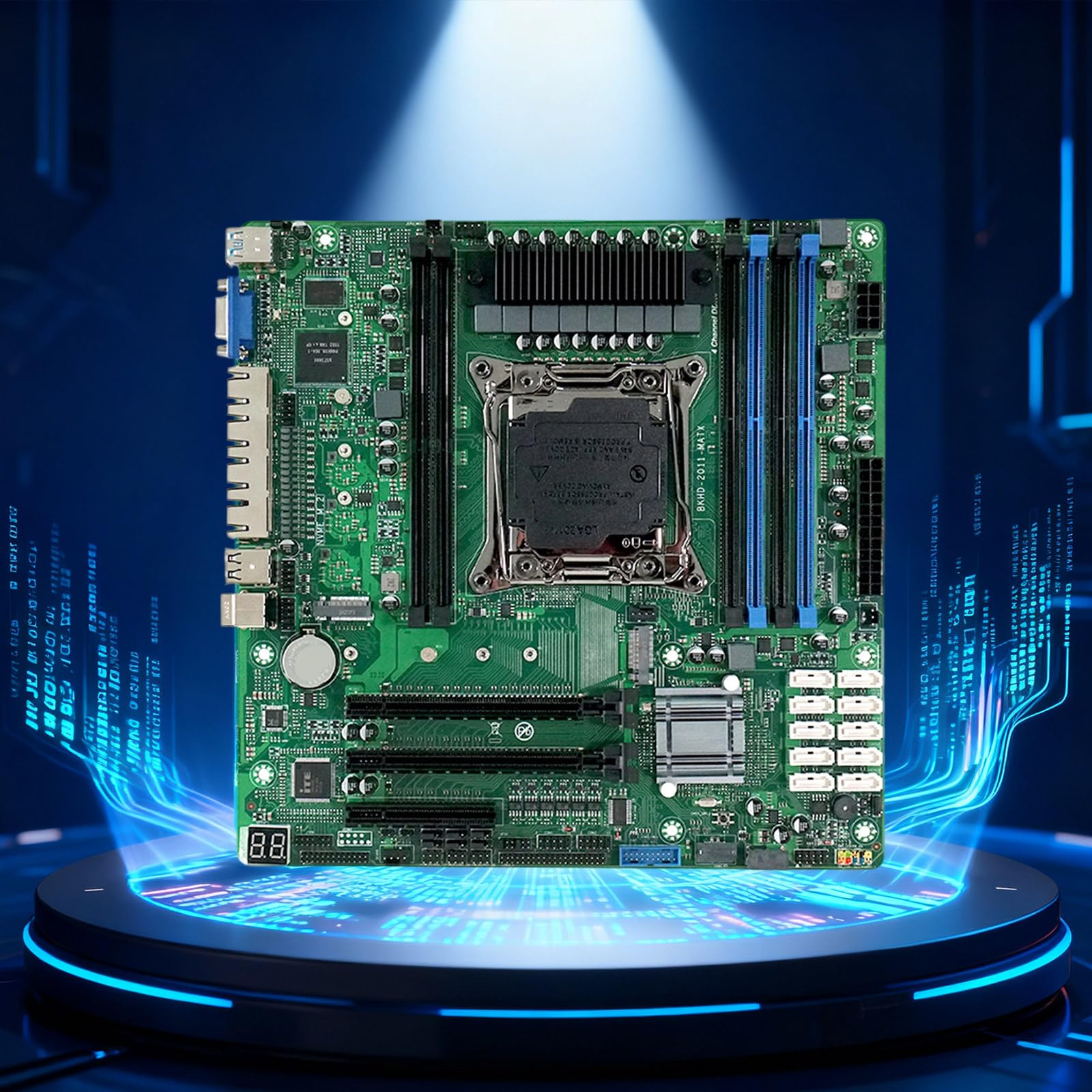 Placas base de servidor LGA2011 3 6 DDR4 DIMM 10 puertos Ethernet para alto tráfico, empresas, niveles de red