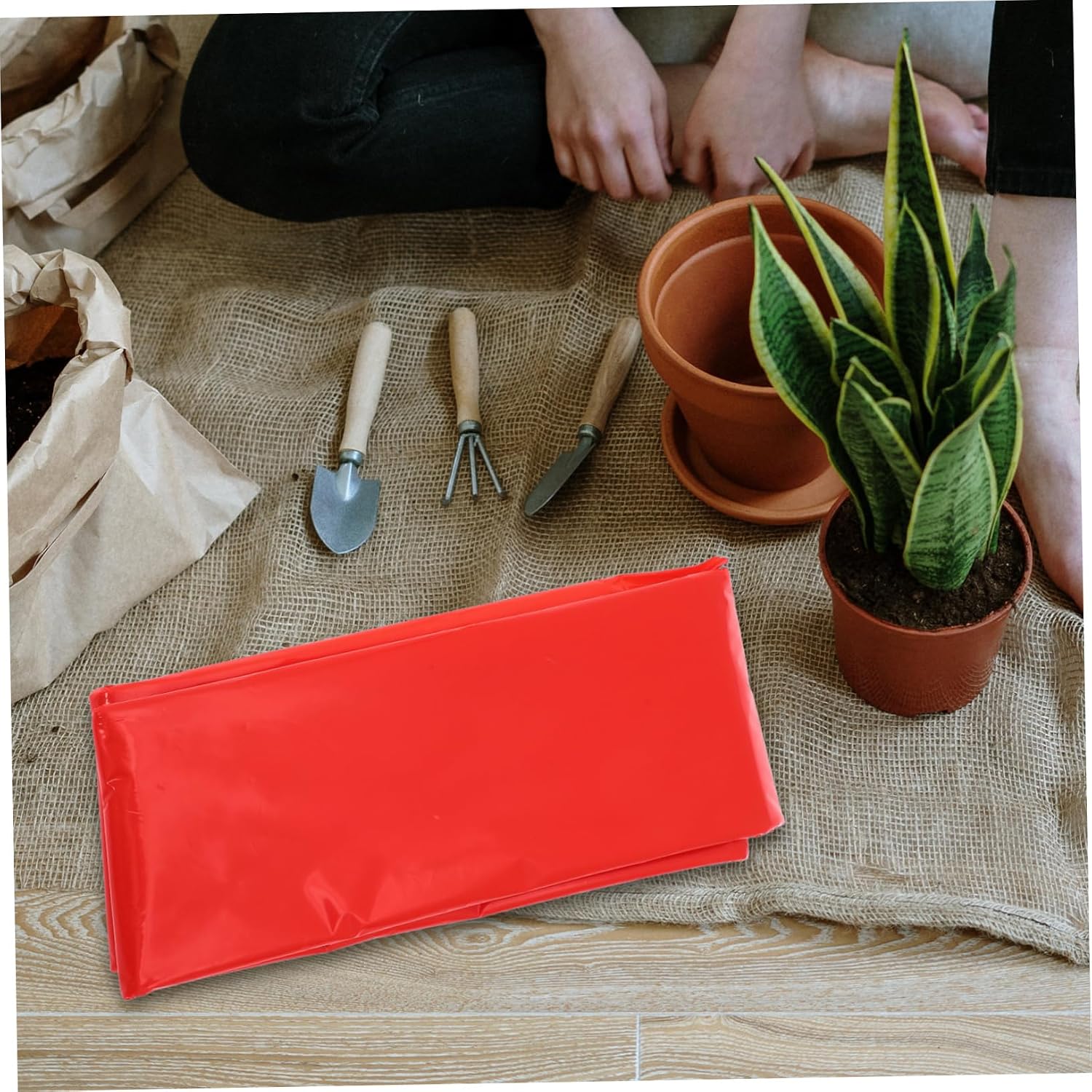 MERRYHAPY Plastic Mulch Film for Efficient Soil Covering and Enhanced Photosynthesis Agriculture for Garden and Cropland Use