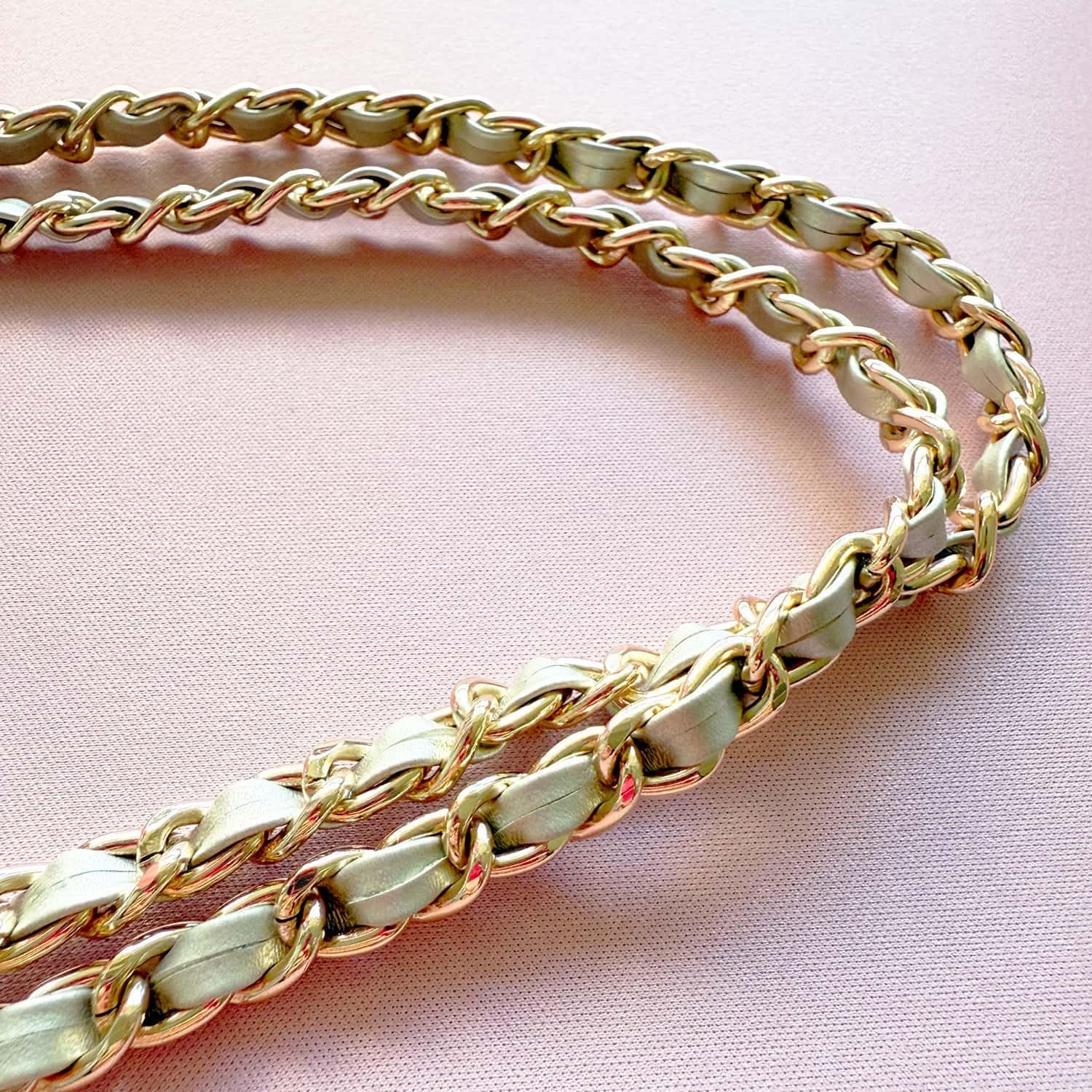 BelugaDesign Gold Clear Purse Stadium Approved | Transparent Crossbody Bag 10"x7.5" | Cute PVC Shoulder Bag for Women - Image 8