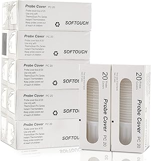 200 Pcs Ear Thermometer Probe Covers Lens Refill Caps Filters Digital Thermometer Covers Disposable