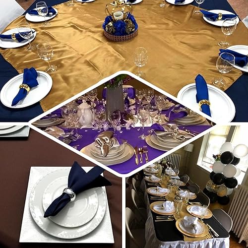 Miniatura 5 de Efavormart - 4 servilleteros acrílicos rubor al por mayor para ajustes de lugar, bodas, recepciones, cenas o fiestas de vacaciones