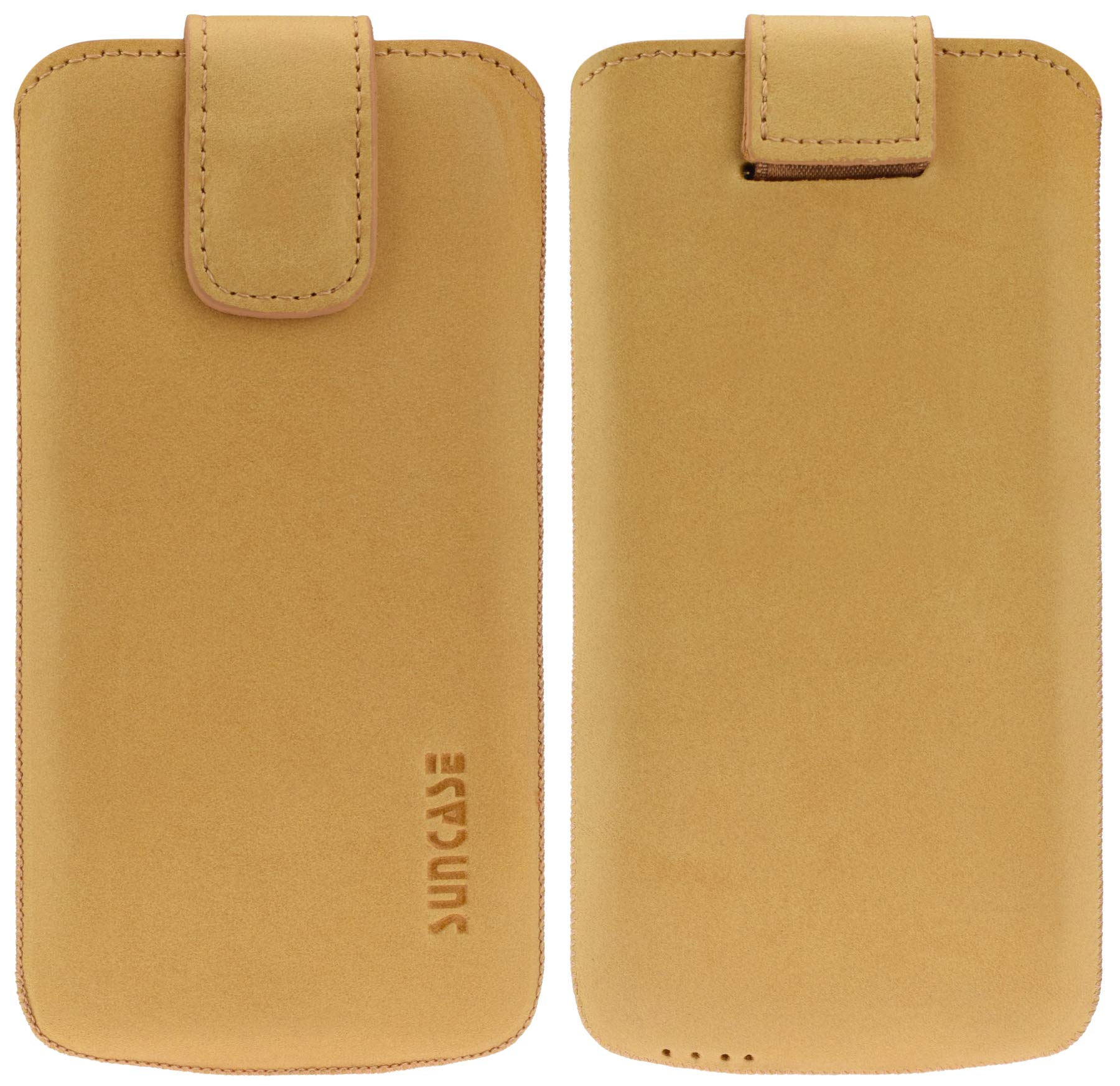Custodia In Pelle Suncase Per IPhone XR, Realizzata A Mano Con Linguetta Di Estrazione, Colori Vivaci - 2