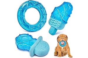 Puppy Chew Toys for Teething, Freezable Teething Toys for Puppies