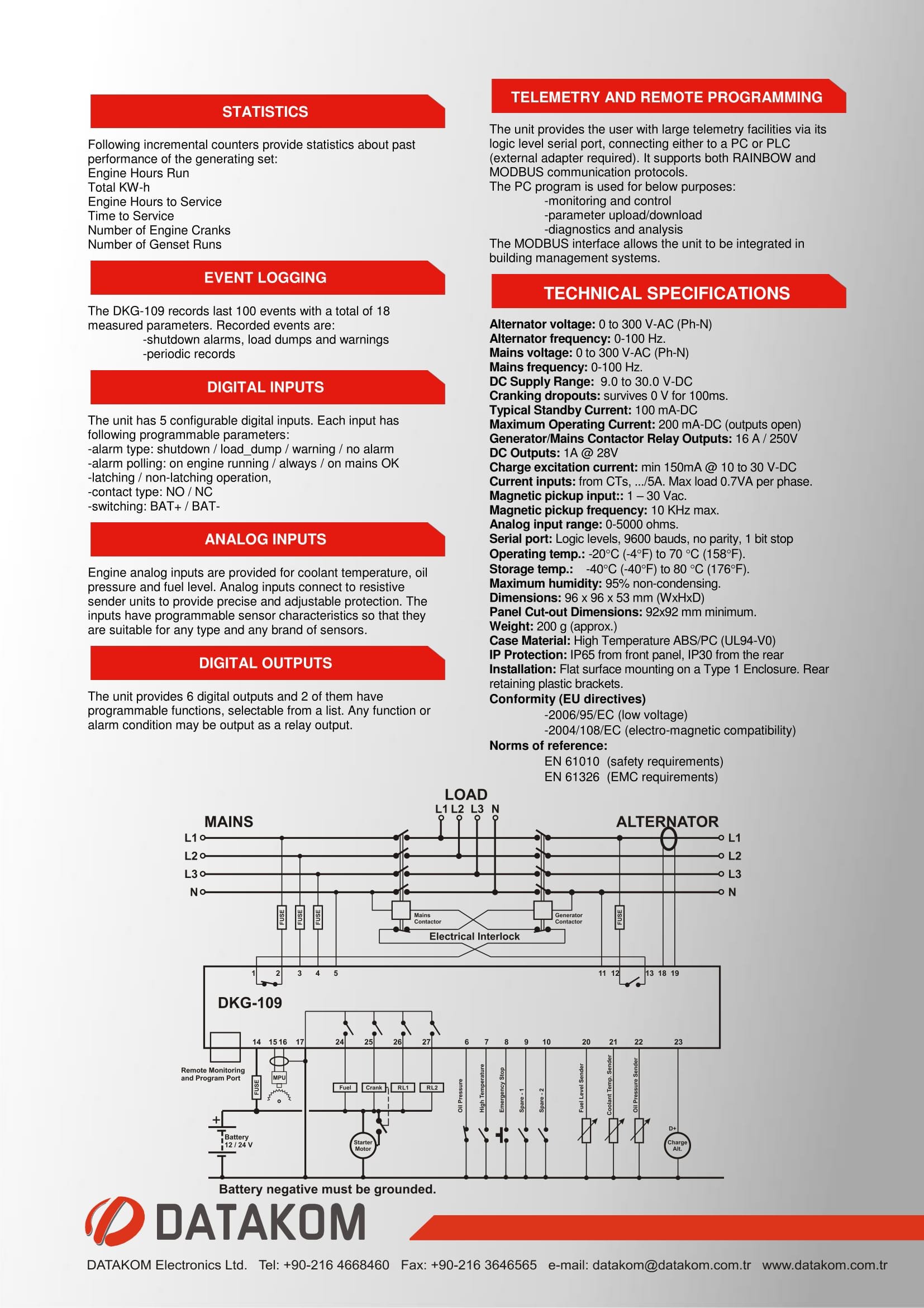 DKG-109 Generator controller AMF product thumbnail 6