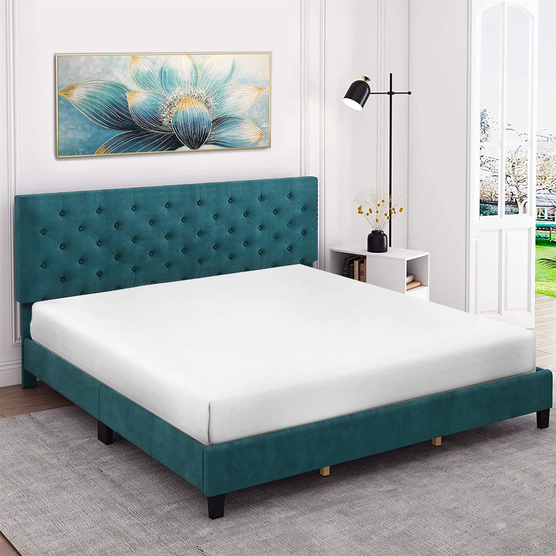 A2Z Easy Iron Percale Fitted Sheet Cotton Single Double King Super King Bed Sheet